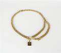 A Chanel Goldtone Chain Belt