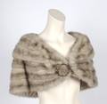 A Grey Mink Wrap