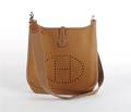 An Hermes Tan Leather Purse