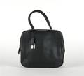 An Hermes Black Leather Omnibus Bag