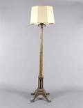 A Wooden Floor Lamp