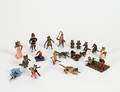 211 GROUP OF EIGHTEEN VIENNA COLD PAINTED BRONZE CAT F