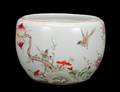 182 FAMILLE ROSE PORCELAIN PEACH BOWL