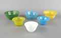 A Group of Seven Peking Glass Bowls