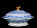 354 STAFFORDSHIRE POTTERY TUREEN AND COVER