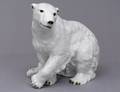 500 ROYAL DUX PORCELAIN FIGURE OF A POLAR BEAR