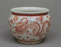 483 FAMILLE ROSE PORCELAIN JARDINIERE