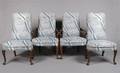 A Set of Eight Queen Anne Style Dining Chairs John Widdicomb
