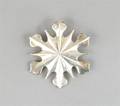 A Tiffany Sterling Silver Snowflake Form Ornament