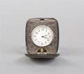 A Sterling Silver Travel Clock Theodore B Starr New York