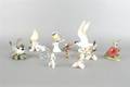 Ten Porcelain Figures of Birds