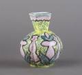A Webb Enameled Glass Vase
