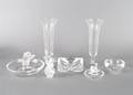 A Group of Seven Glass Articles