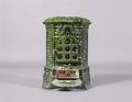 A French Painted Ceramic Stove