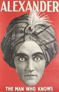 MAGIC VINTAGE POSTER Alexander The Man Who Knows