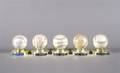 BASEBALL A group of 5 baseballs autographed by Al Hrabosky Reggie Jackson Jay Johnstone Kay Keltner and Mike Kreevich