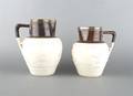 Two Turner SmearGlazed Stonewear Jugs