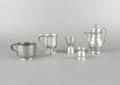 Five Pewter Articles