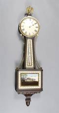 A Waltham and Co Banjo Clock