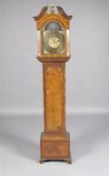 An Irish Inlaid Walnut Longcase Clock by Thomas Sanderson