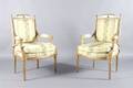 A Pair of Louis XV Style Fauteuil