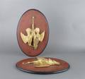 A Pair of Giltwood Gamebirds