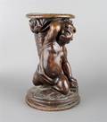 An Italian Carved Wood Figural Stand