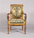 A Louis Phillipe Needlepoint Chair
