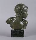 A Bronze Bust of The Young Achilles after Constant Roux