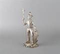 A German Sterling Silver Figure of a Knight