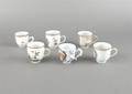 A Group of Six Chinese Export Teacups