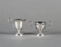 An American Sterling Silver Creamer and Sugar