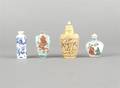 A Group of Four Chinese Snuff Bottles