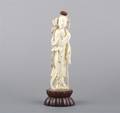 A Chinese Ivory Carving of a Woman