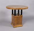 An Art Deco Walnut Table