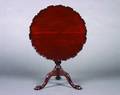 A Chippendale Mahogany Piecrust TiltTop Tea Table