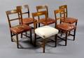 A Set of Six Irish Side Chairs