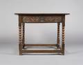A 17th Century Oak Carved Side Table