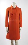A Guy Laroche Orange Wool Coat