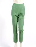 A Pair of Emilio Pucci Green Wool Cigarette Pants