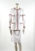 A Chanel White Skirt Suit