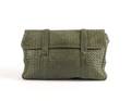 A Bottega Veneta Hunter Green Tote