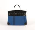 An Hermes Black Leather Birkin