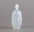 A Sabino Opalescent Glass Perfume Bottle with Stopper Ronde Fleurie