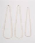 Three Strands of Cultured Pearls