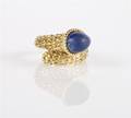 An 18 Karat Yellow Gold and Lapis Lazuli Ring Boucheron