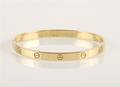 An 18 Karat Yellow Gold Love Bracelet Cartier