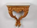 19 CARVED AND GILTWOOD CONSOLE TABLE