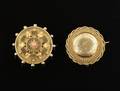 Two Yellow Gold Victorian Memorial Brooches