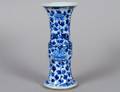 36 BLUE AND WHITE PORCELAIN VASE